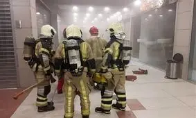 آتش‌ سوزی در مجتمع تجاری تیراژه در غرب تهران/ ویدئو