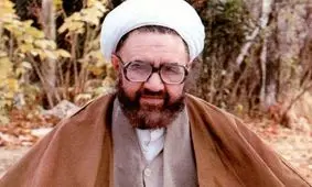 شهید مطهری در کنار روحانیون انقلاب/ عکس