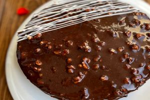 طرز تهیه کیک مگنوم شکلاتی با فیلینگ 