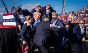 تنها ۶ مامور امنیتی برای مدتی کوتاه تعلیق شدند/ چه کاستی های امنیتی موجب تیراندازی به ترامپ شد؟