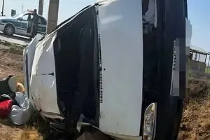 مرگ تلخ راننده زن با چپ کردن پراید