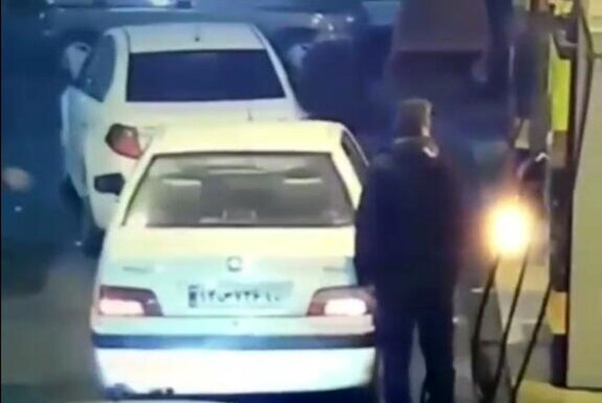 واکنش پلیس به فیلم سرقت پژوپارس در پمپ بنزین/ ویدئو