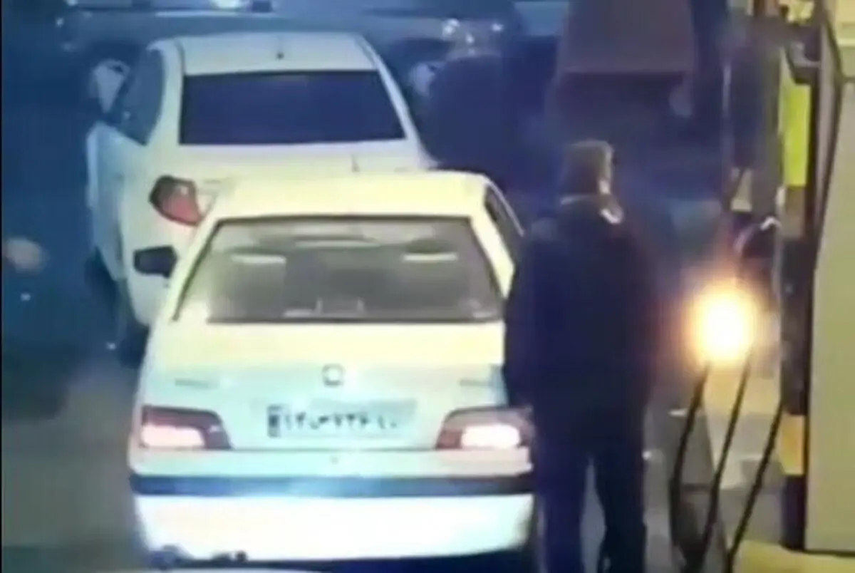 واکنش پلیس به فیلم سرقت پژوپارس در پمپ بنزین/ ویدئو