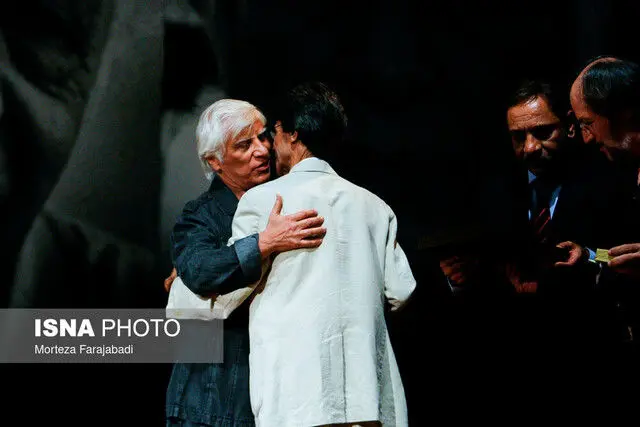 ناصر تقوایی و بهرام بیضایی در یک قاب