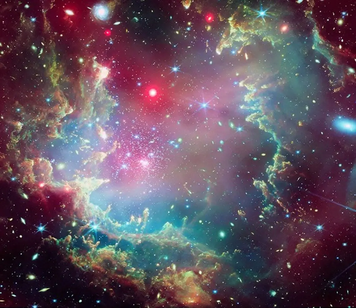 یک آب‌نبات کیهانی در مرکز کهکشان راه شیری