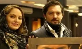 سفر در زمان؛ ژست جالب «مهناز افشار و بهرام رادان» در پشت‌صحنه «آشفته‌گی»؛ سال 97
