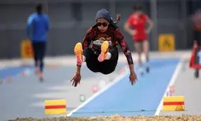 ریحانه مبینی، قهرمان پرش طول زنان آسیا شد