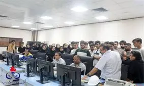 بازدید علمی دانشجویان دانشگاه شهید چمران از پتروشیمی امیرکبیر

