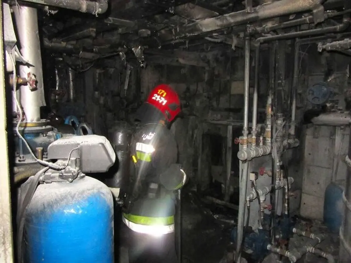 آتش‌ سوزی در کلینیک پزشکی در اصفهان