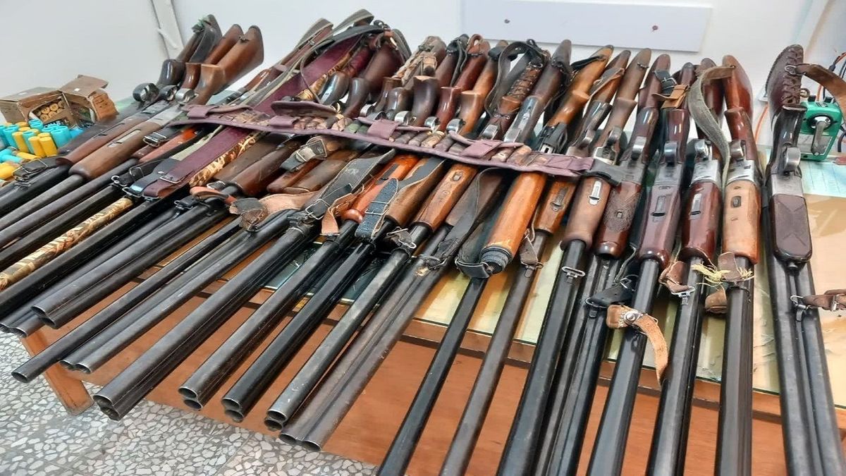 ضبط ۲۸ قبضه سلاح شکاری در مازندران