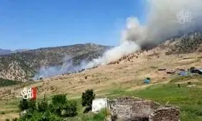 بمباران دهوک عراق توسط ترکیه