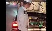 گردن نگیرترین راننده ایران به دست پلیس متوقف شد/ ویدئو