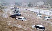 سیل شدید در استان «عسیر» عربستان/ ویدئو