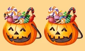 تست بینایی/ ۳ تفاوت بین این نماد های هالووین‌ را در ۸ ثانیه پیدا کنید