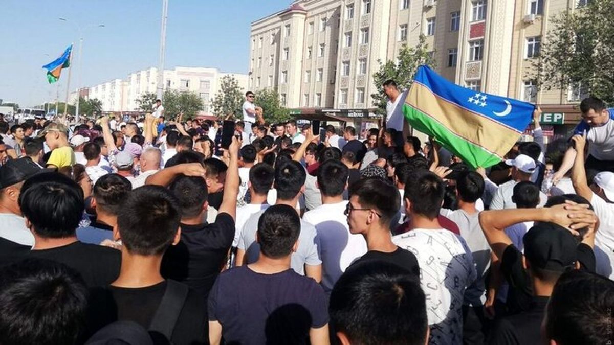 بازداشت ۱۴ تن در ناآرامیهای اخیر ازبکستان