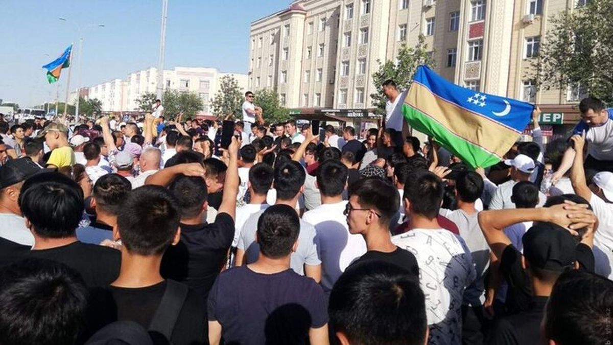 بازداشت ۱۴ تن در ناآرامی‌های اخیر ازبکستان