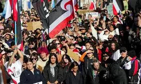 راهپیمایی اعتراضی بومیان نیوزیلند به سمت پایتخت این کشور

