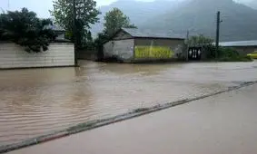 رانش و قطع راه روستای لاسک/ آبگرفتگی در چند نقطه رشت