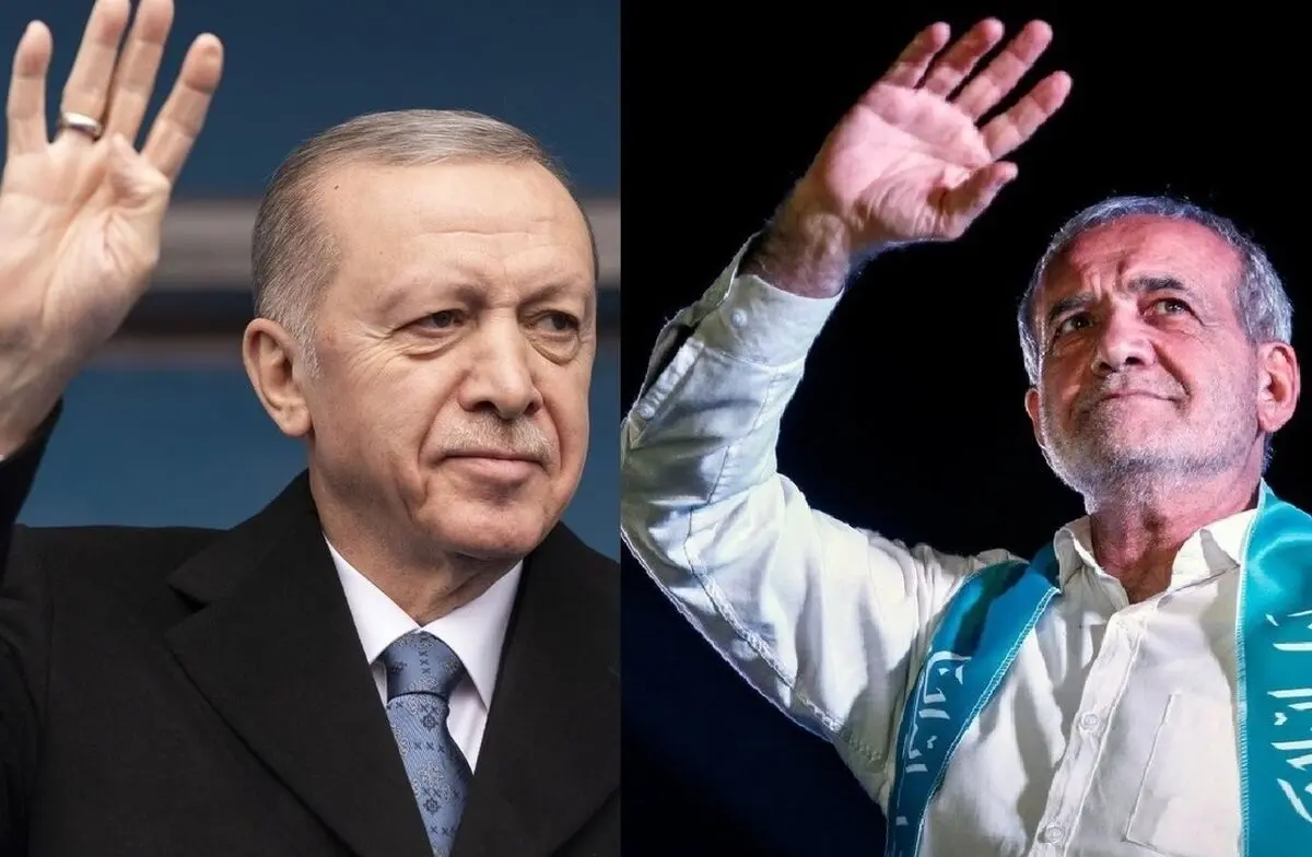 اردوغان: پزشکیان یک ترک است و کردی هم صحبت می کند، امیدوارم روابطمان بهبود یابد

