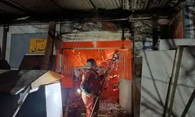 تصاویر آتش سوزی در ستاد مشترک ارتش/ ویدئو 