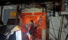 تصاویر آتش سوزی در ستاد مشترک ارتش/ ویدئو 