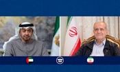 پزشکیان: باور داریم در سایه همکاری، ثبات، صلح و بدون دخالت بیگانگان می‌توانیم منطقه را بسازیم/ شیخ محمد بن زاید: امارات همواره در کنار ایران ایستاده است