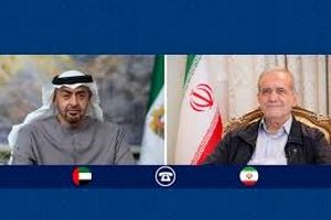 پزشکیان: باور داریم در سایه همکاری، ثبات، صلح و بدون دخالت بیگانگان می‌توانیم منطقه را بسازیم/ شیخ محمد بن زاید: امارات همواره در کنار ایران ایستاده است