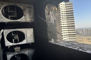 آتش‌سوزی در یکی از برج‌های مسکونی شهرک شهید خرازی
