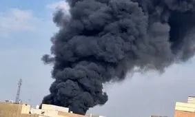 حریق گسترده در بازار اصفهان/ ویدئو