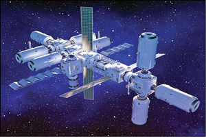 رقابت ایستگاه‌ های فضایی در مدار