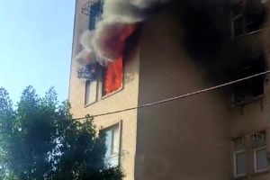  آتش سوزی وحشتناک در اندیمشک/ ویدئو