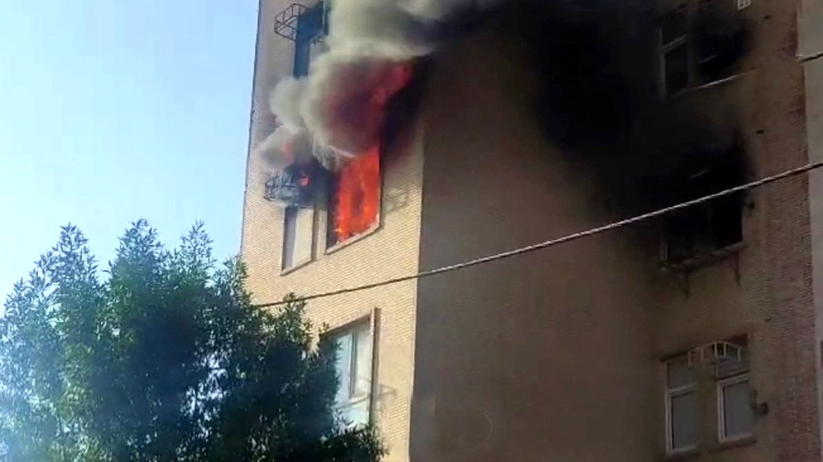  آتش سوزی وحشتناک در اندیمشک/ ویدئو