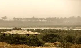 گرد و غبار امروز آبادان بیش از ۸ برابر حد مجاز