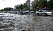 بارندگی شدید باعث آبگرفتگی معابر عمومی شهرهای مازندران شد