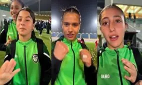 تیم فوتبال زنان سوریه در دوره ابومحمد جولانی/ ویدئو

