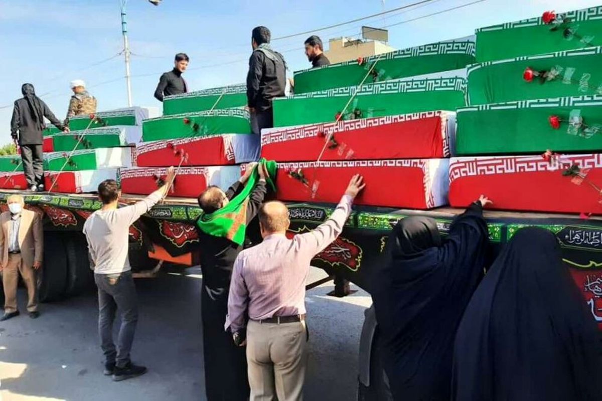 ۶۹ شهید تازه تفحص شده در مرز شلمچه وارد کشور میشوند