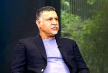 عیادت علی دایی از اسطوره آبی‌ها/ عکس

