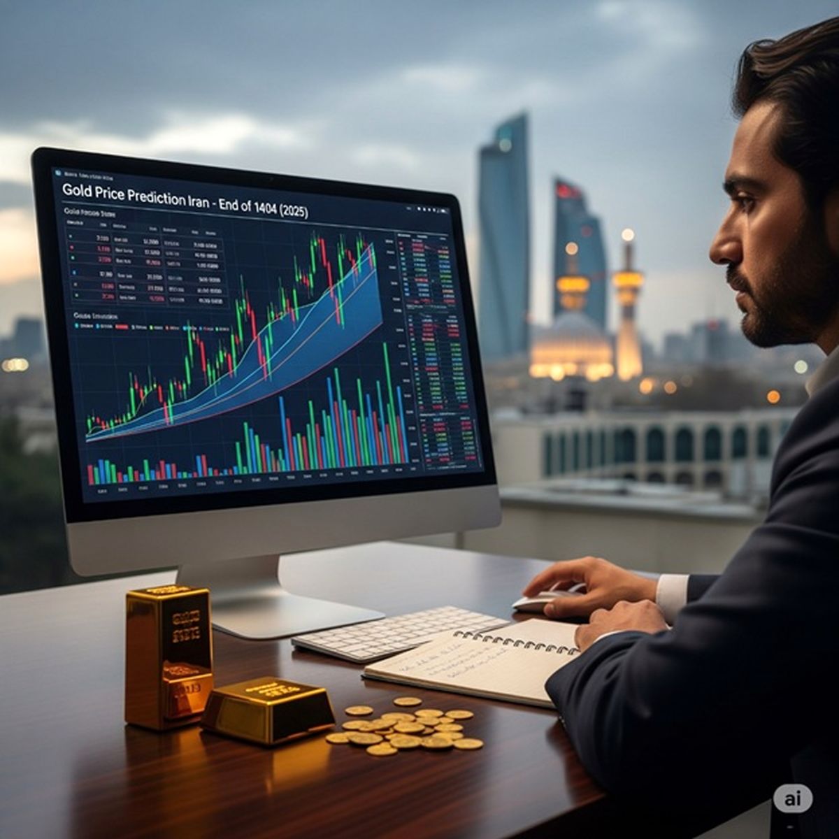 جدیدترین پیشبینی قیمت طلا تا پایان سال ۱۴۰۴