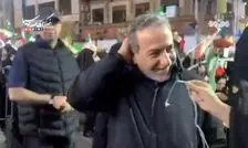 حضور وزیر امور خارجه در یکی از تجمعات شبانه مردم تهران | فیلم