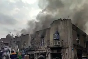 گراند هتل در آتش سوخت