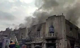 گراند هتل در آتش سوخت