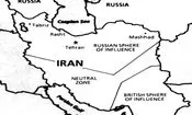 کاریکاتور تقسیم ایران در یک مجله فکاهی انگلیسی؛ مهر ۱۲۸۶