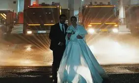 پای آتش‌نشانان به عروسی خواهرزاده «منوچهر هادی» باز شد/ ویدئو