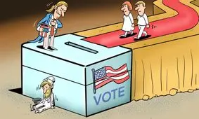 دروغ‌گویی و تظاهر به مردم‌دوستی سیاستمداران آمریکا با هدف جمع‌آوری رای

