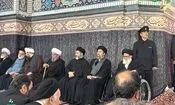 حضور فرزندان رهبر شهید انقلاب در مراسم بزرگداشت چهلم ایشان