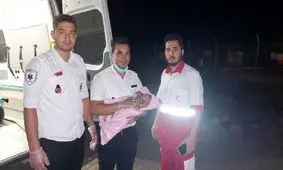 تولد نوزاد در آمبولانس هلال احمر