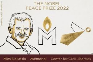 جایزه نوبل صلح ۲۰۲۲ مشترکا به دو گروه روسی و اوکراینی و یک فعال حقوق بشر بلاروسی تعلق گرفت