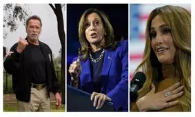 حمایت هالیوودی جنیفر لوپز و آرنولد جمهوریخواه از هریس/ اسطوره فضانوردی به ترامپ رای می‌دهد

