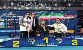 امیر جعفری طلایی شد /مدال طلا و نقره بر گردن محسن بختیار
