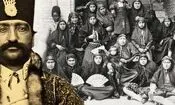 سفر در زمان؛ عکس یادگاری زنان حرمسرای ناصرالدین شاه کنار حوض کاخ سلطنت آباد 
